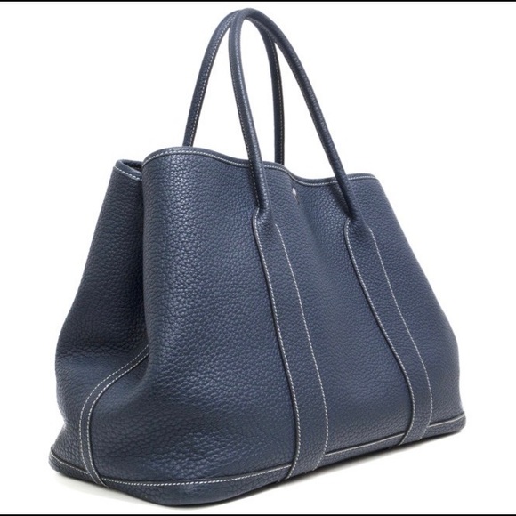 Hermes Bleu de Prusse Negonda Garden Party 36 - Picture 3 of 12